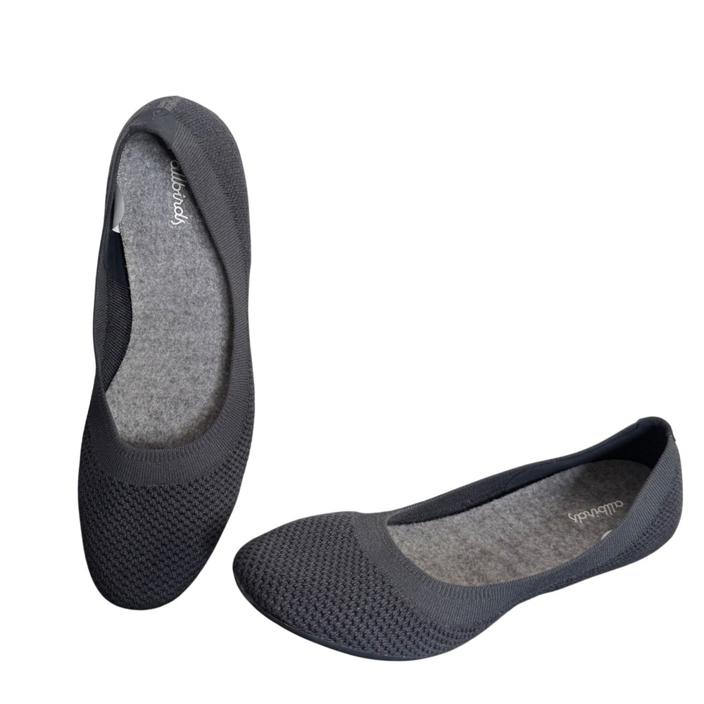 Allbirds‎ Tree Breezers Ballet Flats Women Size 10.5 Blue Slip On Minimalist